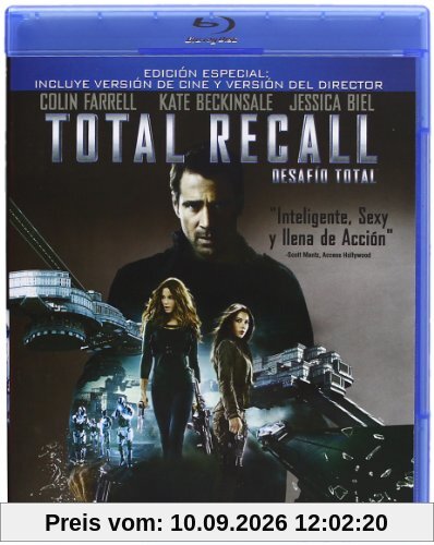 Total Recall (Desafío Total) (Blu-Ray) (Import) (Keine Deutsche Sprache) (2013) Colin Farrell; Kate B