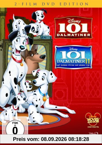 101 Dalmatiner / 101 Dalmatiner II: Auf kleinen Pfoten zum großen Star! [2 DVDs]