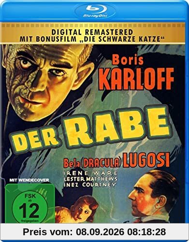 Der Rabe - in HD neu abgetastet (inkl. Bonusfilm Die schwarze Katze) [Blu-ray]