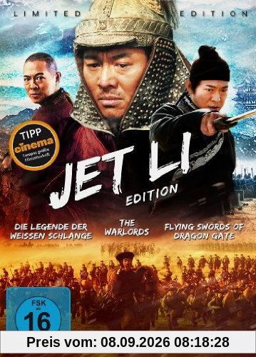 Jet Li Edition (Die Legende der Weißen Schlange / The Warlords / Flying Swords of Dragon Gate) [3 DVDs] [Collector's Edition]