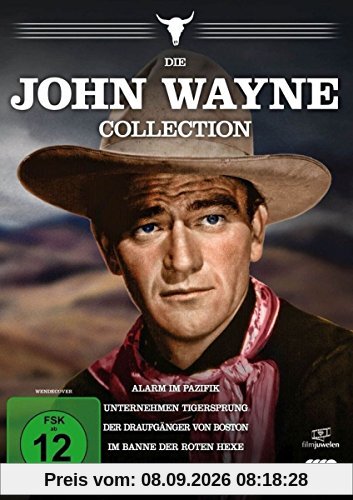Die John Wayne Collection - Vol. 2 (Alarm im Pazifik / Unternehmen Tigersprung / Der Draufgänger von Boston / Im Banne der roten Hexe) [4 DVDs]