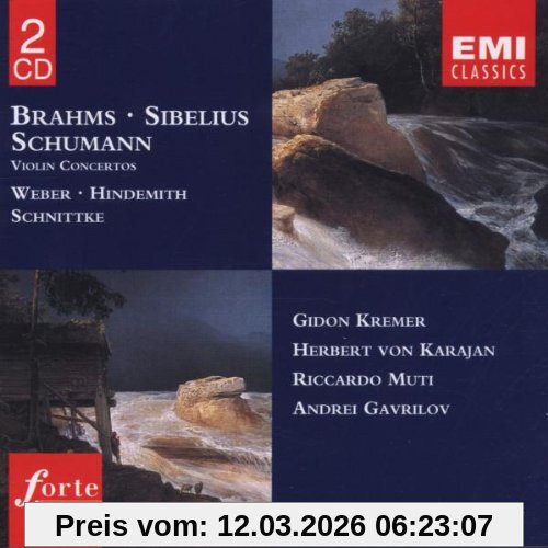 Gidon Kremer Brahms / Sibelius / Schumann / Weber / Hindemith / Schnittke, Violin Concertos