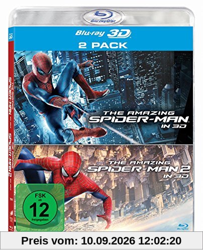 The Amazing Spider-Man / The Amazing Spider-Man 2: Rise of Electro (Blu-ray 3D, 4 Dis