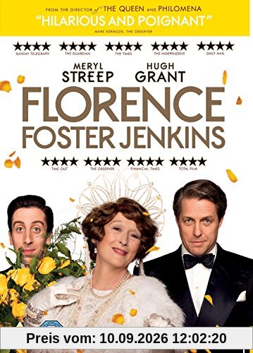 Florence Foster Jenkins [DVD] [2016] UK-Import, Sprache-Englisch