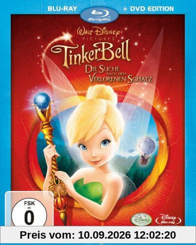 TinkerBell - Die Suche nach dem verlorenen Schatz (+ DVD) [Blu-ray]