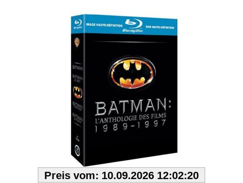 Coffret Batman collection : Batman - Batman le défi - Batman forever - Batman et Robin [Blu-ray] [FR Import]