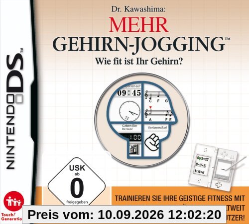 Dr. Kawashima: Mehr Gehirn-Jogging - Wie fit ist ihr Gehirn?
