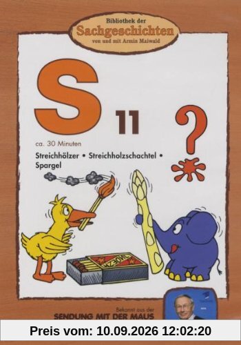 Bibliothek der Sachgeschichten - (S11) Streichhölzer, Streichholzschachtel, Spargel