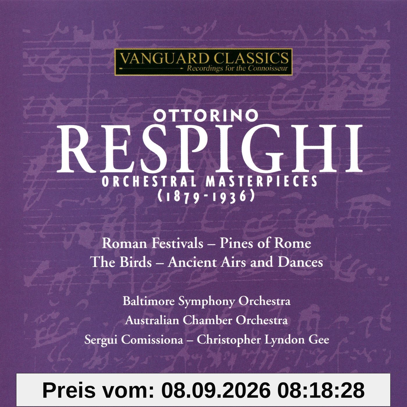 Baltimore Symphony/Australian Chamb - Respighi: Roman Festivals