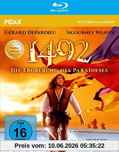 1492 - Die Eroberung des Paradieses / Mit dem Prädikat WERTVOLL ausgezeichnetes Meisterwerk (Pidax Historien-Klassiker) [Blu-ray]