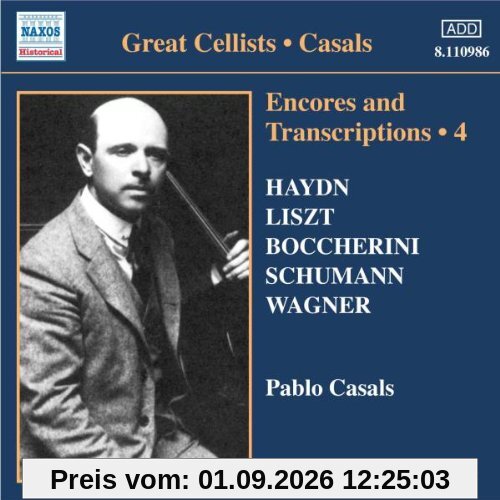 Encores + Transcriptions Vol. 4