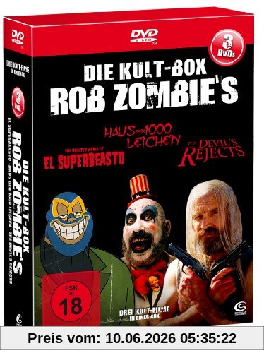 Die Rob Zombie Kult Box - Boxset mit 3 Rob Zombie Knallern (The Devil's Rejects, Haus der 1000 Leichen, El Superbeasto) [3 DVDs]