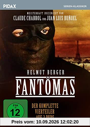 Fantomas / Der packende 4-Teiler nach den berühmten Romanen von Pierre Souvestre und Marcel Allain (Pidax Serien-Klassiker) [2 DVDs]