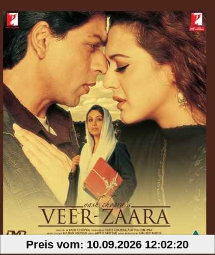 Veer-Zaara (2004) - Shah Rukh Khan - Preity Zinta - Rani Mukherjee - Bollywood - Indian Cinema - Hindi Film [UK Import]