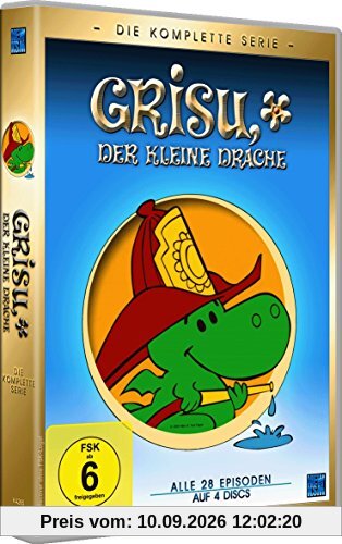 Grisu, der kleine Drache - Die komplette Serie (Episode 1-28 im 4 Disc Set)