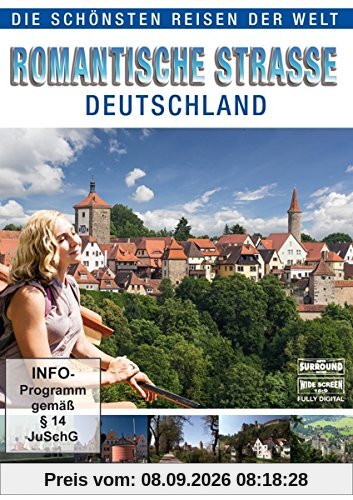 Die schönsten Reisen der Welt - Romantische Strasse - Deutschland (Der DVD-Reiseführer)
