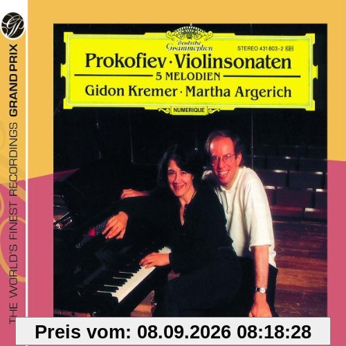Sonate für Violine und Klavier 1,2/Fünf Melodien