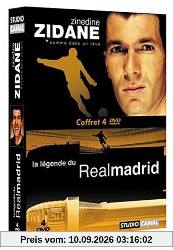 Coffret Zinedine Zidane 2 DVD : Zidane comme dans un rêve / La légende du Real Madrid [FR Import]