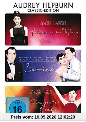 Audrey Hepburn : Frühstück bei Tiffany - Sabrina - Ein süßer Fratz - 3DVD Box