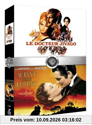 Coffret Drames historiques 2 DVD : Autant en emporte le vent / Le Docteur Jivago [FR Import]
