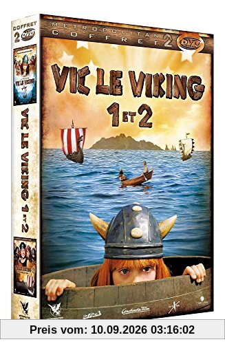 Coffret vic le viking : vic le viking 1 ; vic le viking 2, le marteau de thor [FR Import]