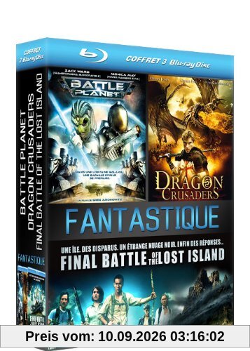 coffret 3 blu-ray disc fantastique : battle planet / dragon crusaders / final battle of the lost island