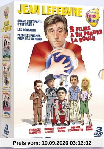 Coffret jean lefevre : quand c'est parti, c'est parti ; les borsalini ; plein les poches pour pas un rond [FR Import]