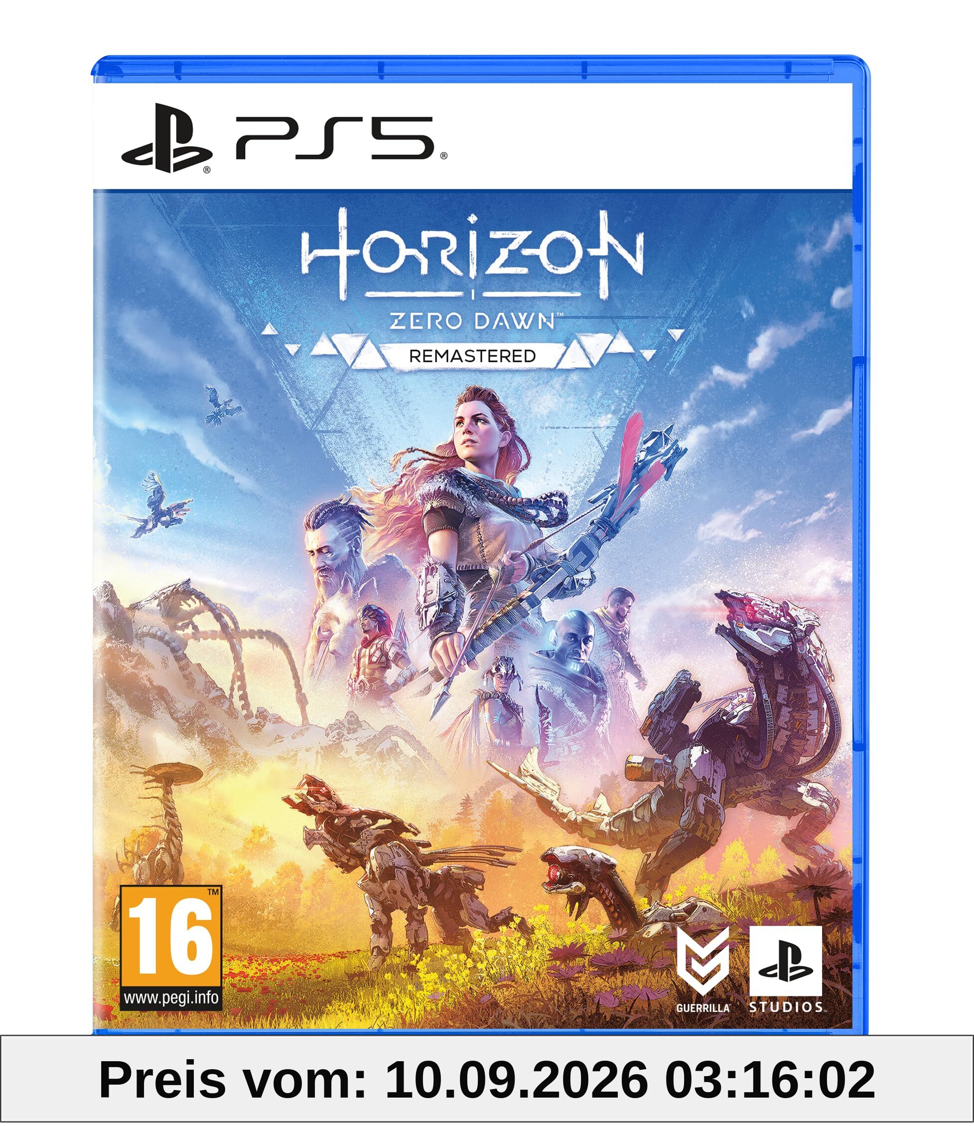 Horizon Zero Dawn Remastered, PS5, 1 Joueur, Version Physique avec CD, En Français, PEGI 16+, Jeu pour PS5