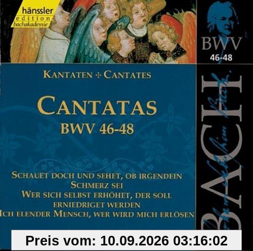 Edition Bachakademie Vol. 16 (Geistliche Kantaten BWV 46-48)