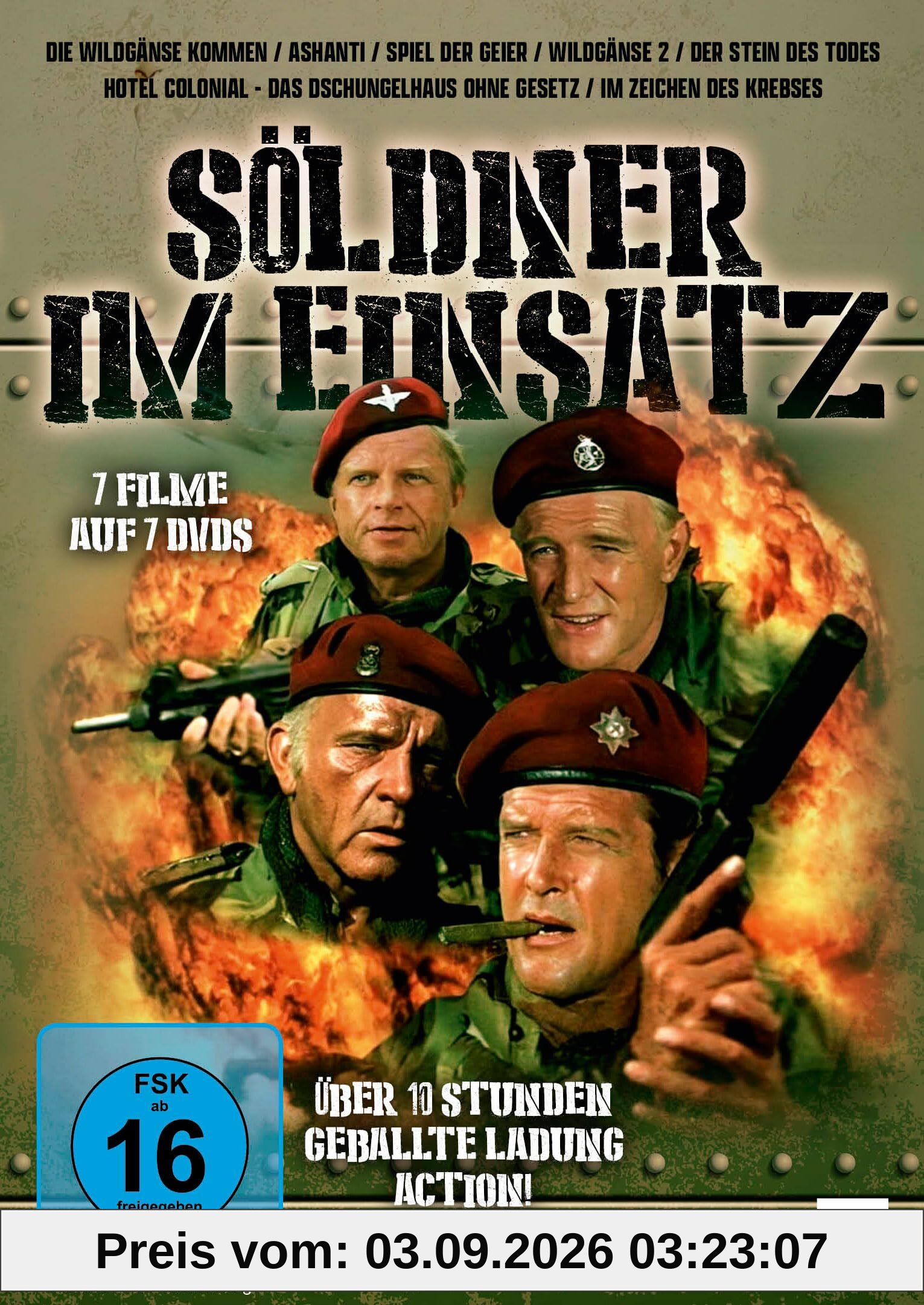 Söldner im Einsatz / Die geballte Ladung Action und Spannung mit 7 Filmklassikern! [7 DVDs]
