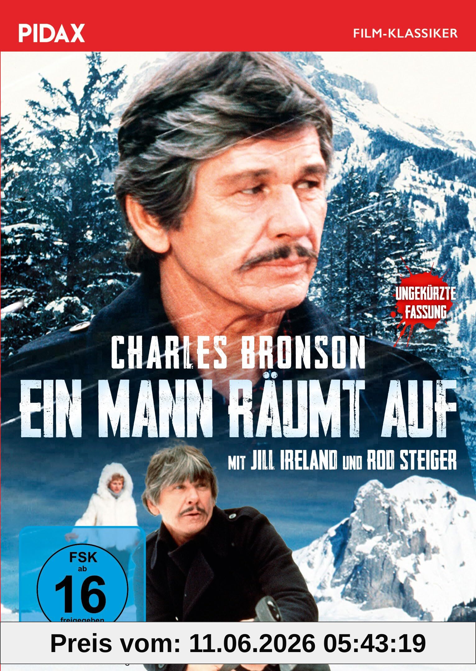 Ein Mann räumt auf (Love and Bullets) - Ungekürzte Fassung / Spannender Thriller mit Charles Bronson ERSTMALS IN UNGEKÜRZTER FASSUNG (Pidax Film-Klassiker)