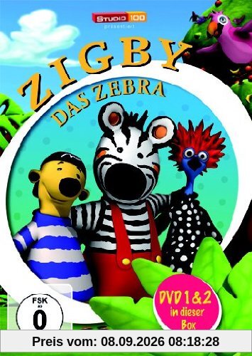 Zigby - Das Zebra, DVD 1 & 2 in dieser Box