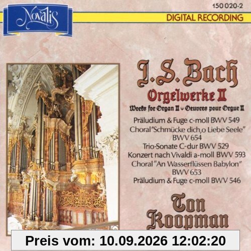 Johann Sebastian Bach - Orgelwerke - Vol. 2 - Ton Koopman an der Gabler-Orgel der Basilika Weingarten