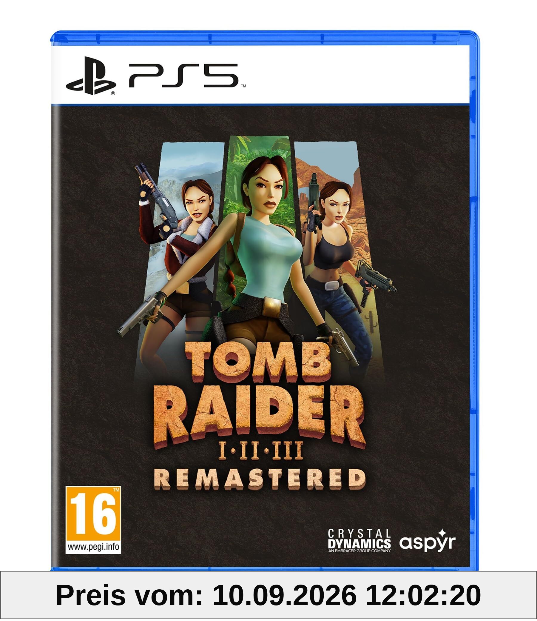 Just For Games Playstation 5 Tomb Raider I-III Remastered Starring Lara Croft (FR) - Marke EAN: 5056635609502