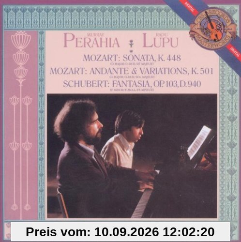 Mozart: Klaviersonate für 4 Hände KV 448 / Schubert: Fantasia