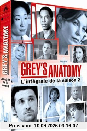 Grey's Anatomy : L'intégrale saison 2 - Coffret 8 DVD [FR IMPORT]