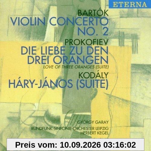 Violinkonzert No. 2 / Die Liebe zu den drei Orangen / Háry-János (Suite)