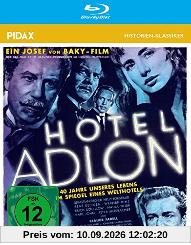 Hotel Adlon / Starbesetzter Kultfilm nach einem Drehbuch von Johannes Mario Simmel (Pidax Historien-Klassiker)(Blu-Ray)
