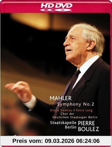Pierre Boulez Mahler, Sinfonie Nr. 2 *Auferstehung* (Staatskapelle Berlin, Boulez) [Hd-Dvd]