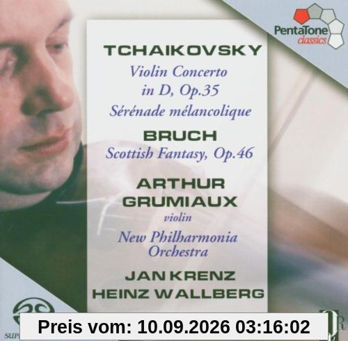 Tchaikovsky: Violin Concerto, Sérénade mélancolique; Bruch: Scottish Fantasy