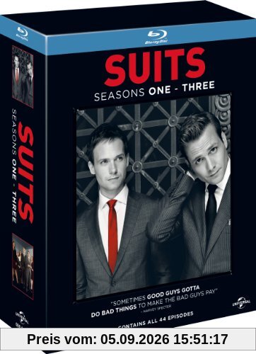 Suits - Series 1-3 [11 Blu-rays] (UK-Import mit deutscher Tonspur)