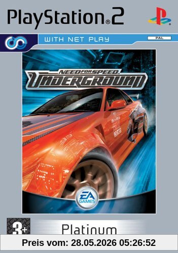 Pre Play Need For Speed Underground Platinum (Ps2) - - Very Good Condition