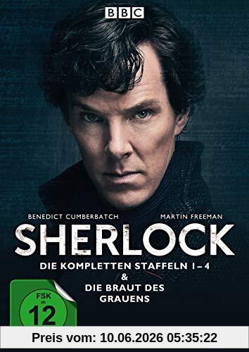 Sherlock - Die kompletten Staffeln 1-4 & Die Braut des Grauens (11 Discs)