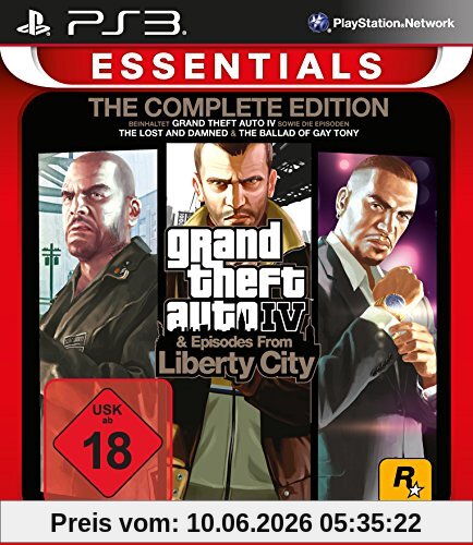 Grand Theft Auto IV Complete Edition Essentials - [PlayStation 3]