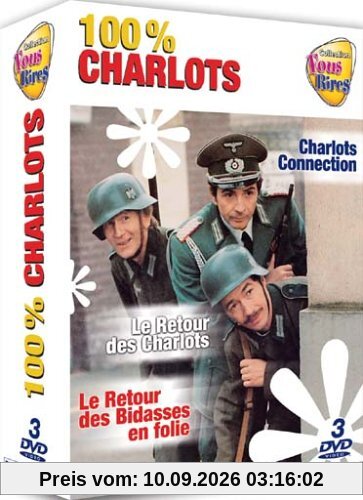 Coffret 100 pour cent charlots : charlots connection ; le retour des charlots ; le retour des bidasses en folie [FR Import]