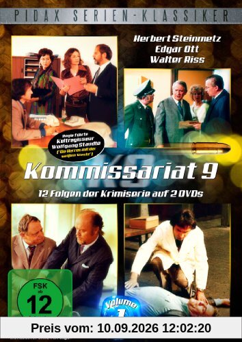 Kommissariat 9, Vol. 1 - 12 Folgen der Kultserie von Wolfgang Staudte (Pidax Serien-Klassiker) [2 DVDs]