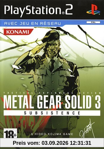 Metal Gear Solid 3 Subsistence [FR Import]