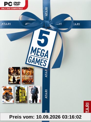 5 Mega Games (Getting Up / Fahrenheit / Desperados / Tycoon City New York / Demon Stone)
