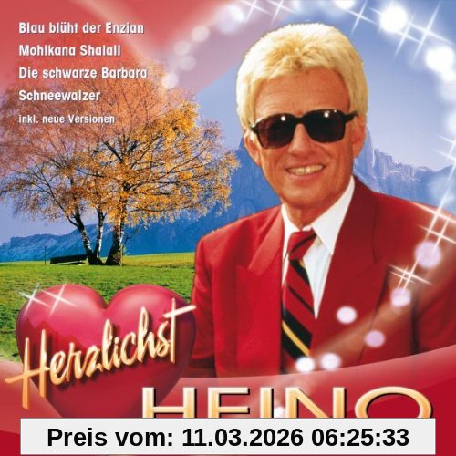 Heino Herzlichst (16 Hits Inkl. Blau Blüht Der Enzian, Die Schwarze Barbara, Caramba Caracho Ein Whisky, Schneewalzer, Treue Bergvagabunden, Griechischer