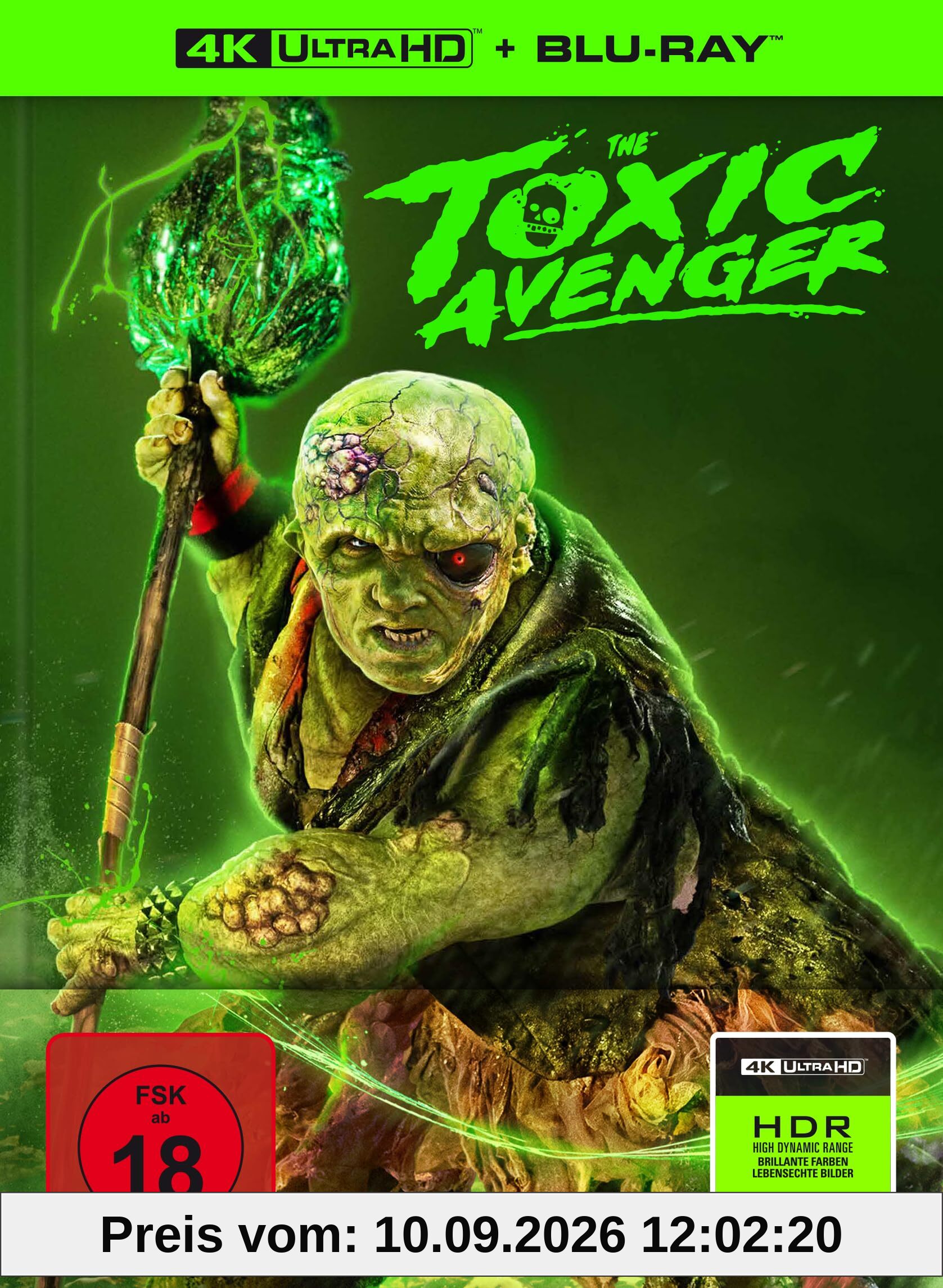 The Toxic Avenger - Limitiertes Mediabook (4K Ultra HD + Blu-ray)